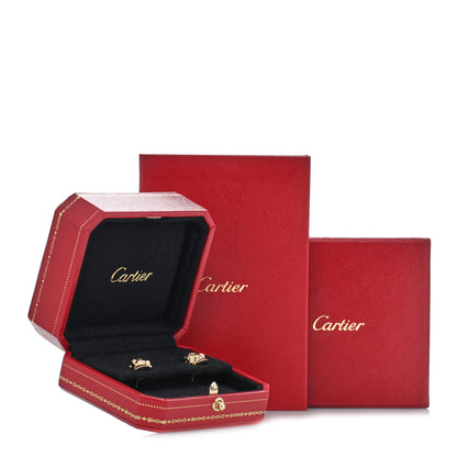Cartier 18K Yellow Gold Black Onyx Tsavorite Panthere Earrings 5 of 5