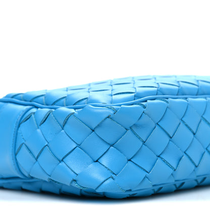 Bottega Veneta Calfskin Intrecciato Small Camera Bag Pool Blue 10 of 11
