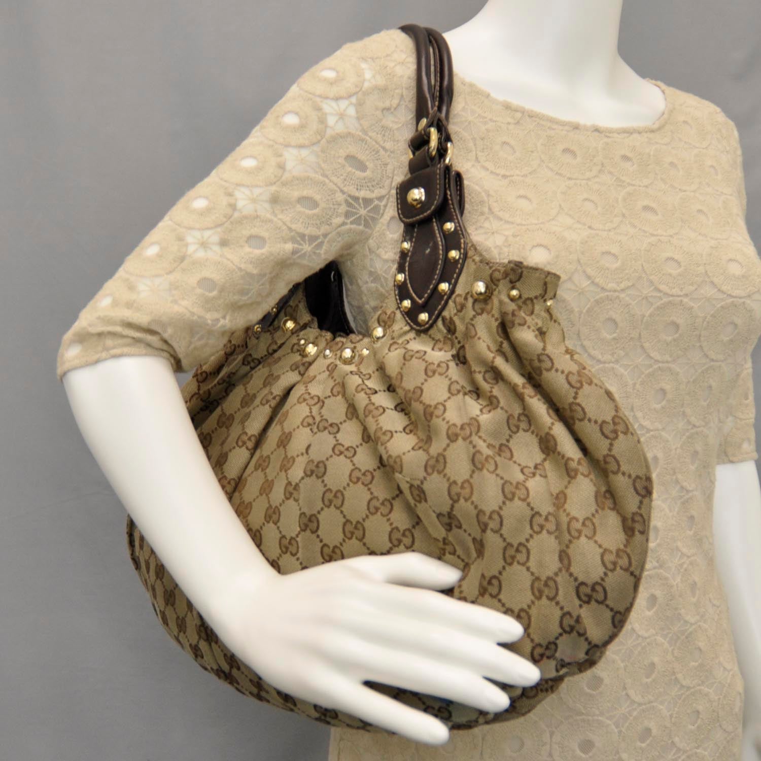 Gucci Monogram Pelham Shoulder Bag Ebony 2 of 11