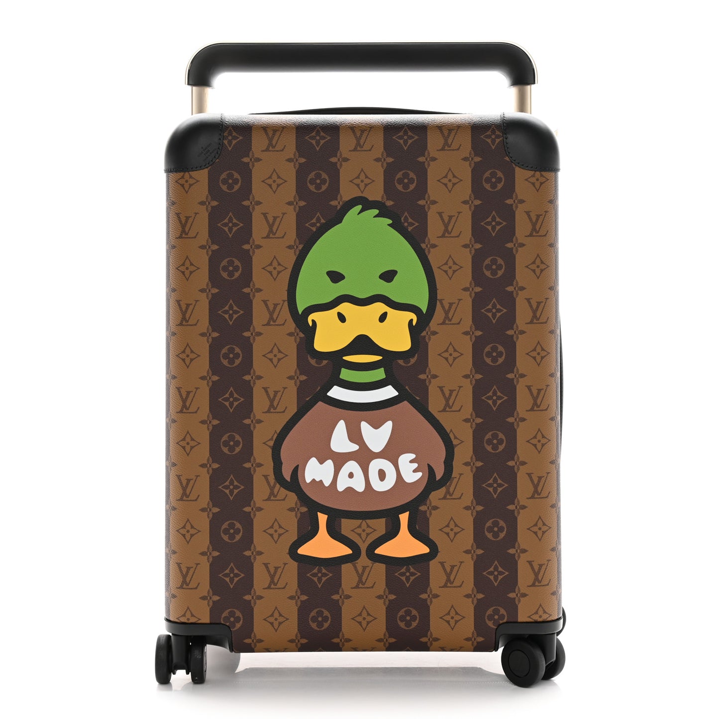 X NIGO Reverse Monogram Stripes Duck Horizon 55 Marron