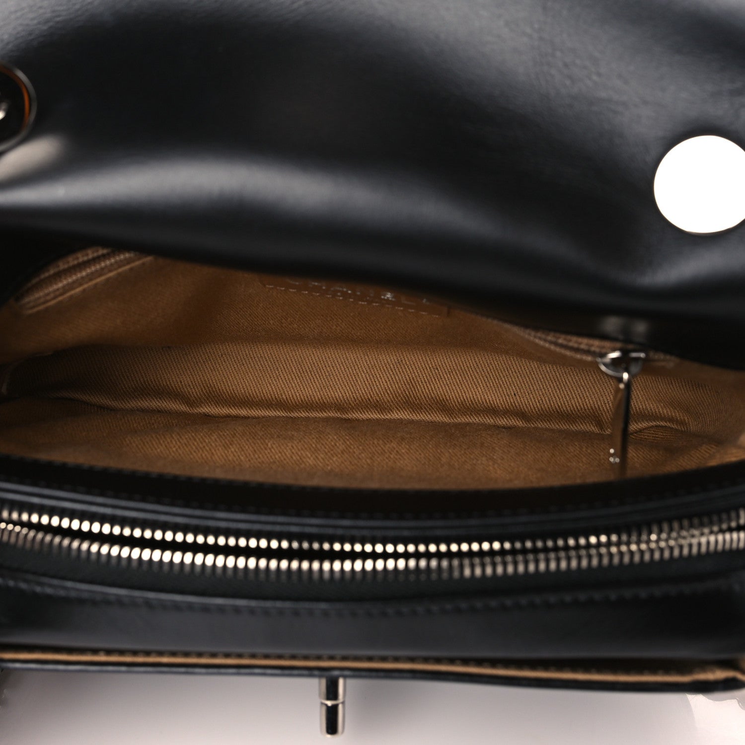 Chanel Aged Calfskin Quilted Express Zip Around Flap Black 5 of 11
