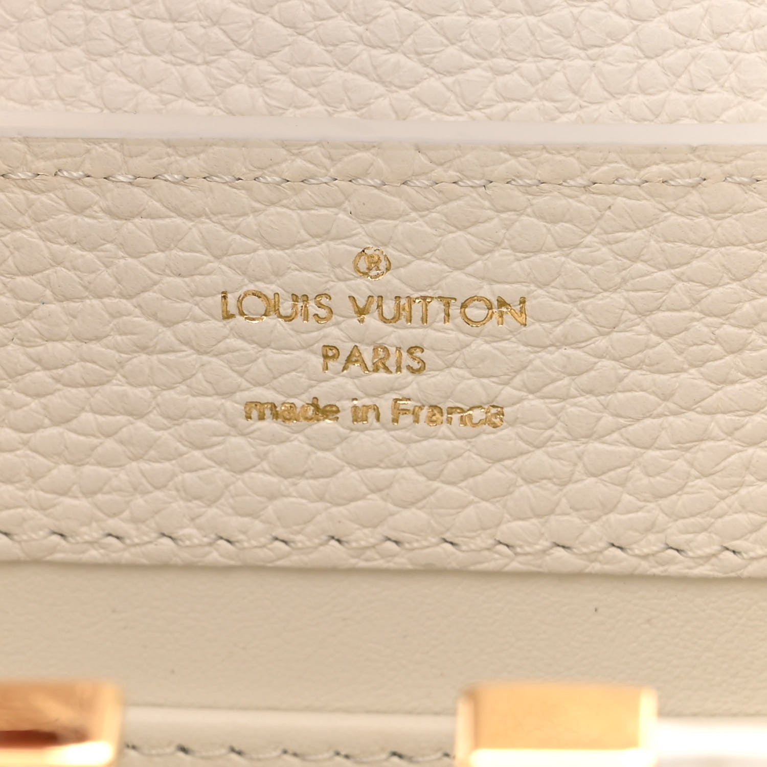 Louis Vuitton Taurillon Ayers Capucines Mini White Snow White 6 of 9