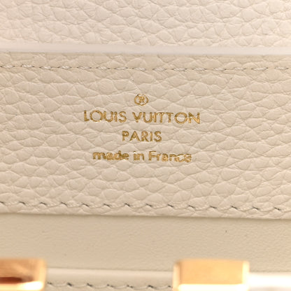 Louis Vuitton Taurillon Ayers Capucines Mini White Snow White 6 of 9