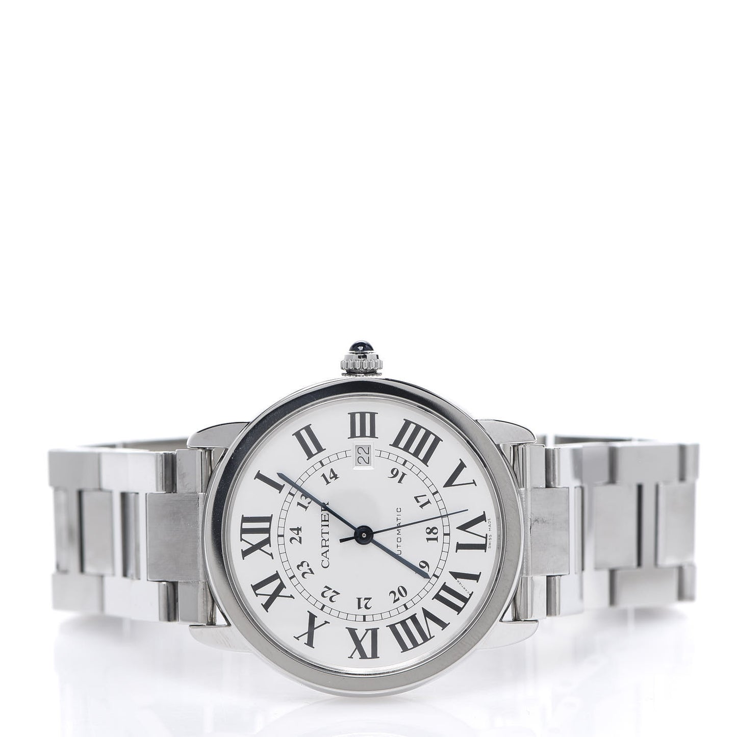 Stainless Steel 42mm Ronde Solo Automatic Watch