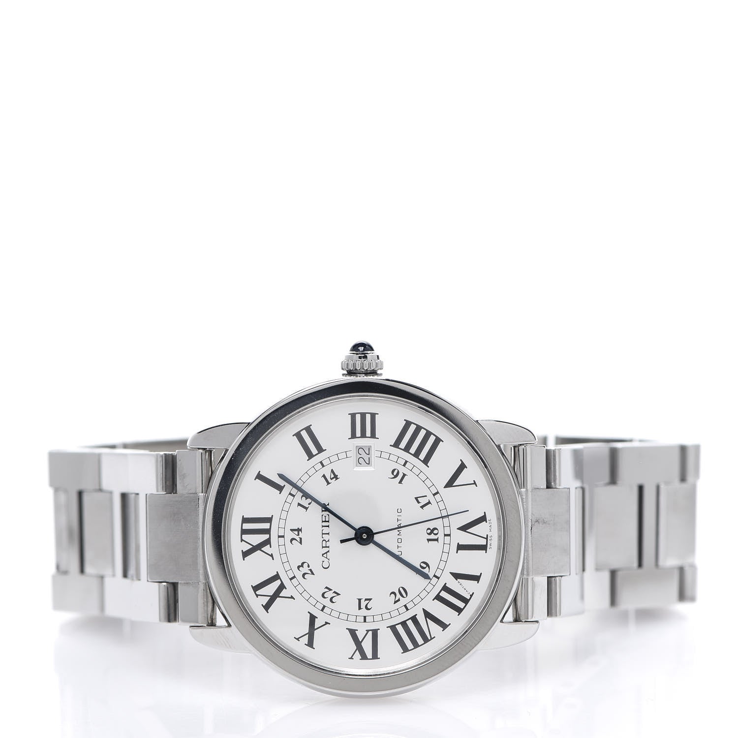 Cartier Stainless Steel 42mm Ronde Solo Automatic Watch 2 of 6