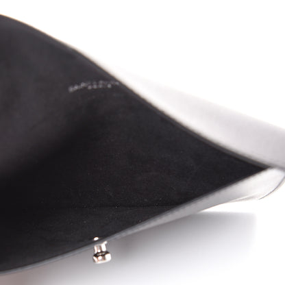 Saint Laurent Calfskin Envelope Pouch Black 4 of 6