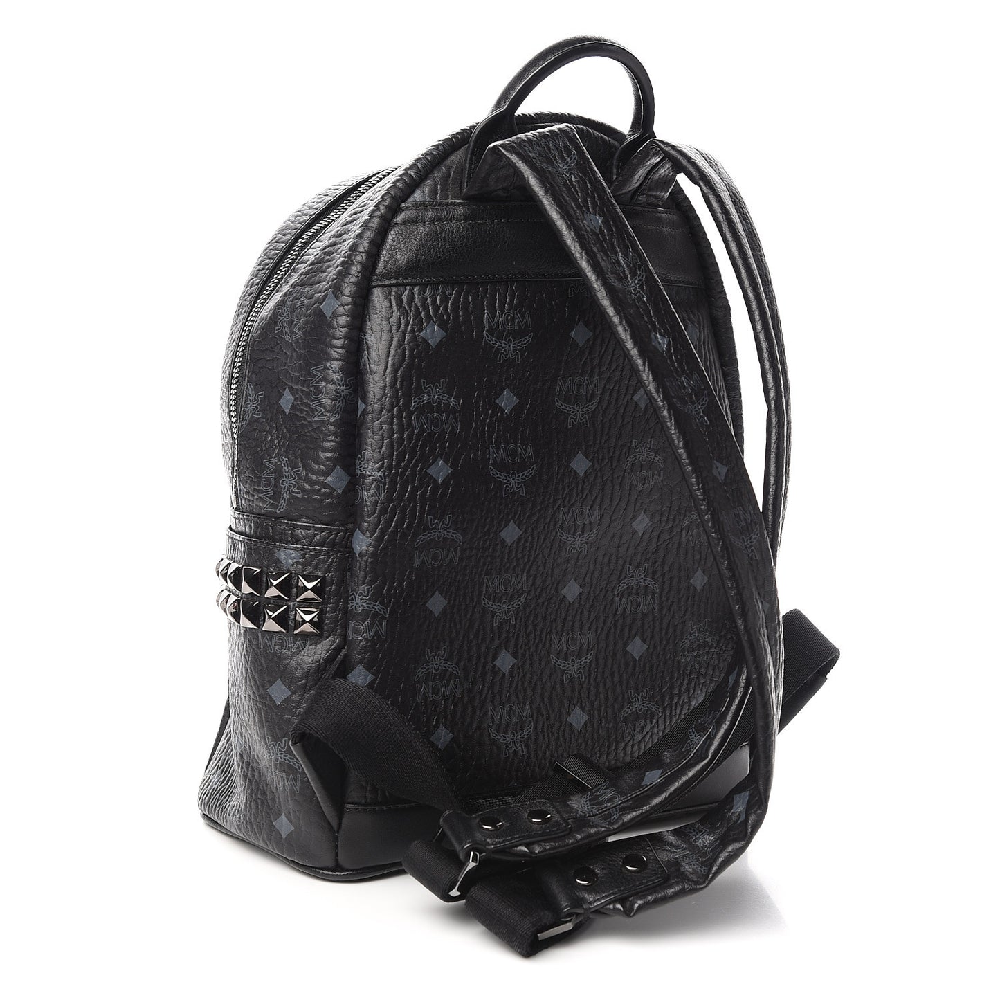 Visetos Small Side Stud Stark Backpack Black