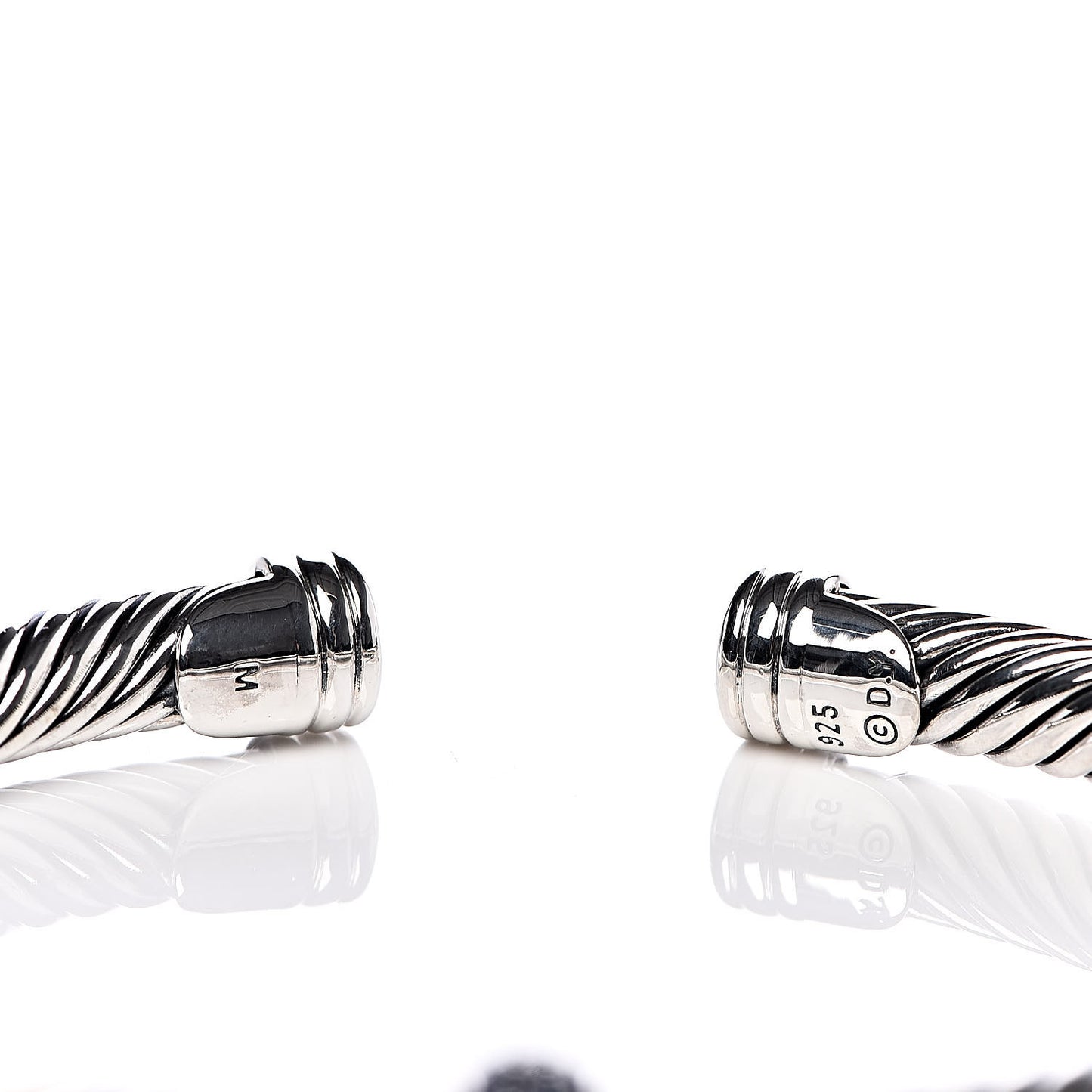 Sterling Silver Blue Sapphire 5mm Cable Classics Single Station Bracelet