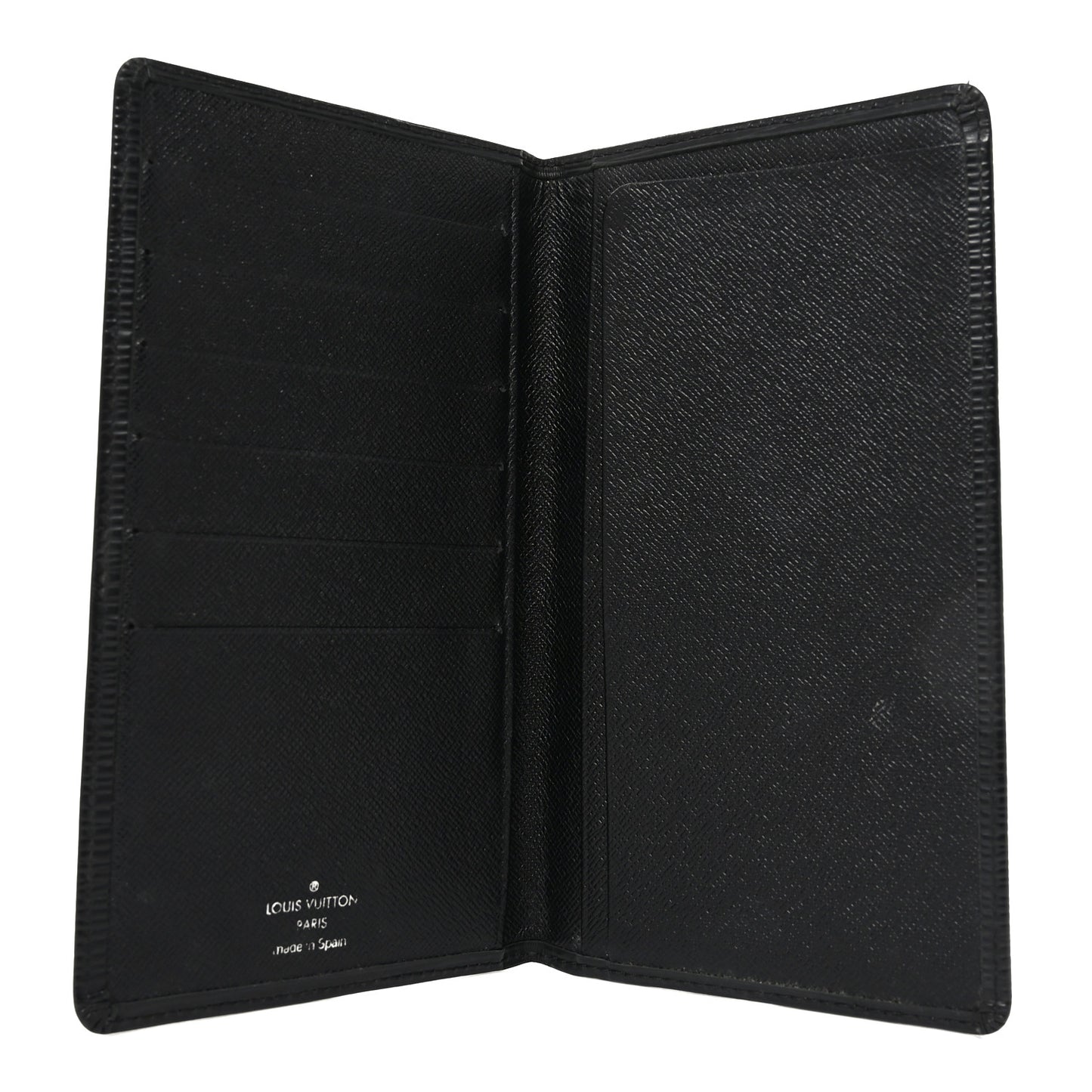 Epi Checkbook Organizer Wallet Black