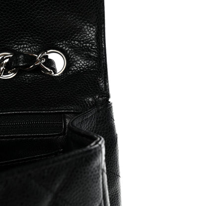 Chanel Caviar Quilted Jumbo Single Flap Black 11 of 11