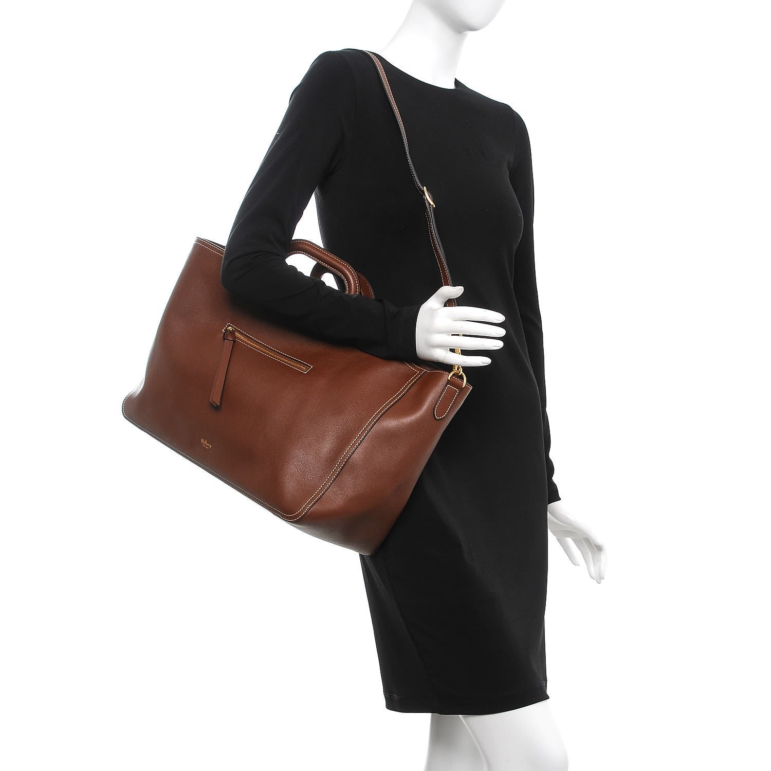 Mulberry Silky Calf Brimley Tote Tan 2 of 6