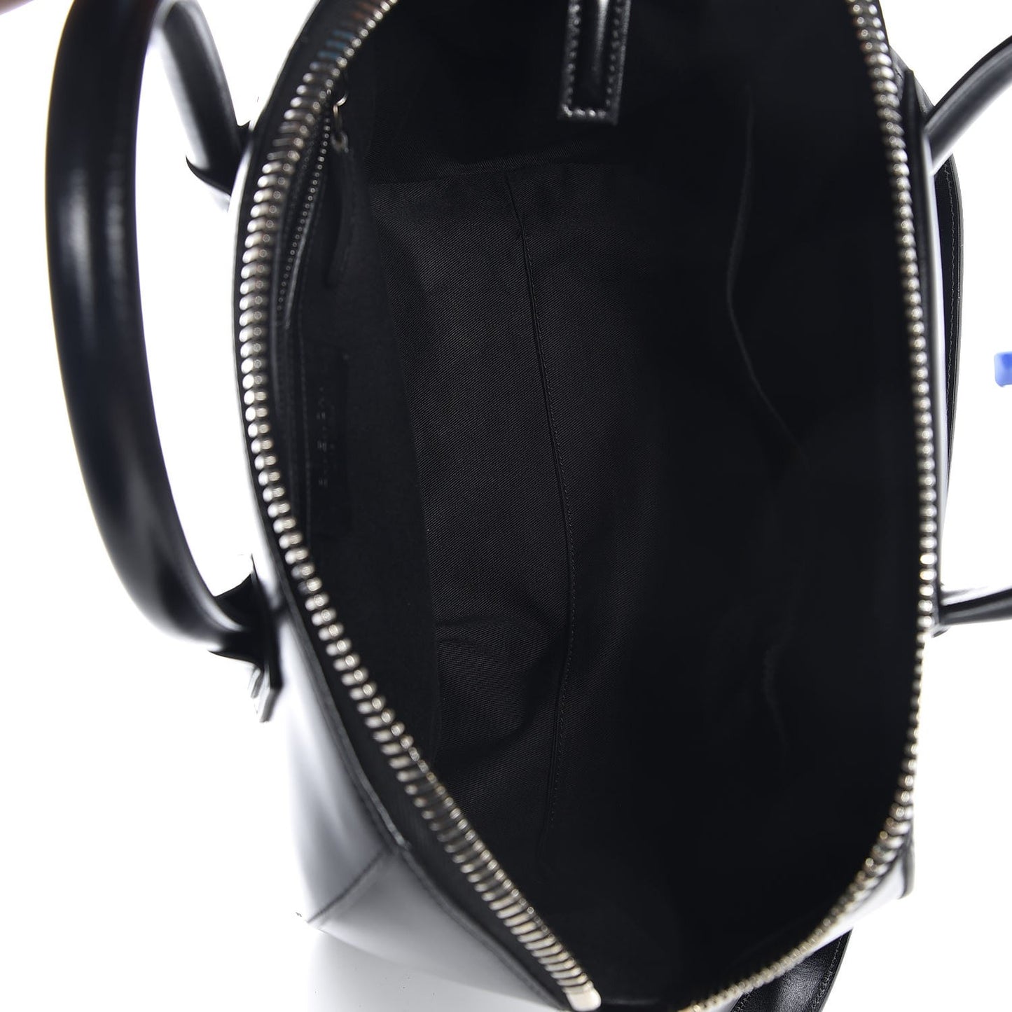 Shiny Lord Calfskin Medium Antigona Black
