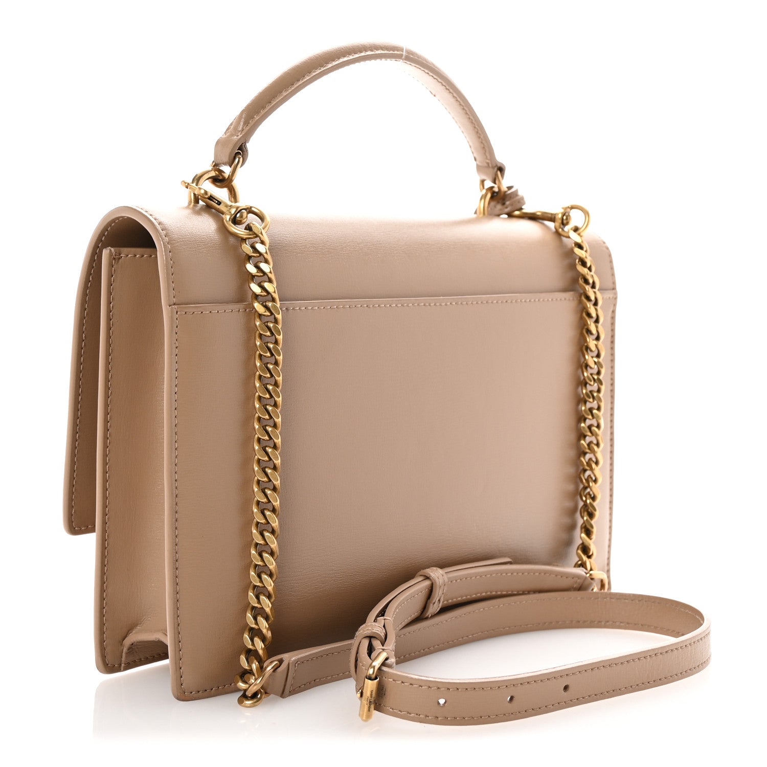 Saint Laurent Smooth Calfskin Medium Monogram Sunset Satchel Satchel Fox 3 of 9