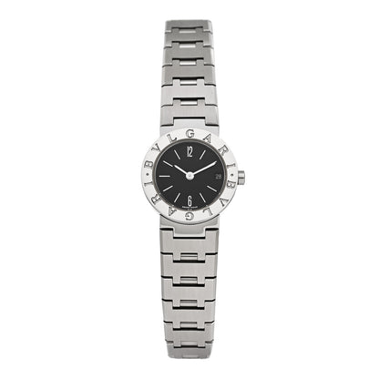 Bulgari Stainless Steel 23mm Quartz Watch Black 1 of 4