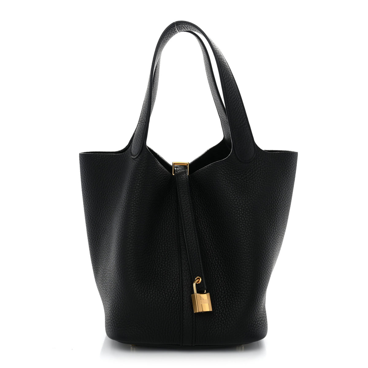 Taurillon Clemence Picotin Lock 22 MM Black