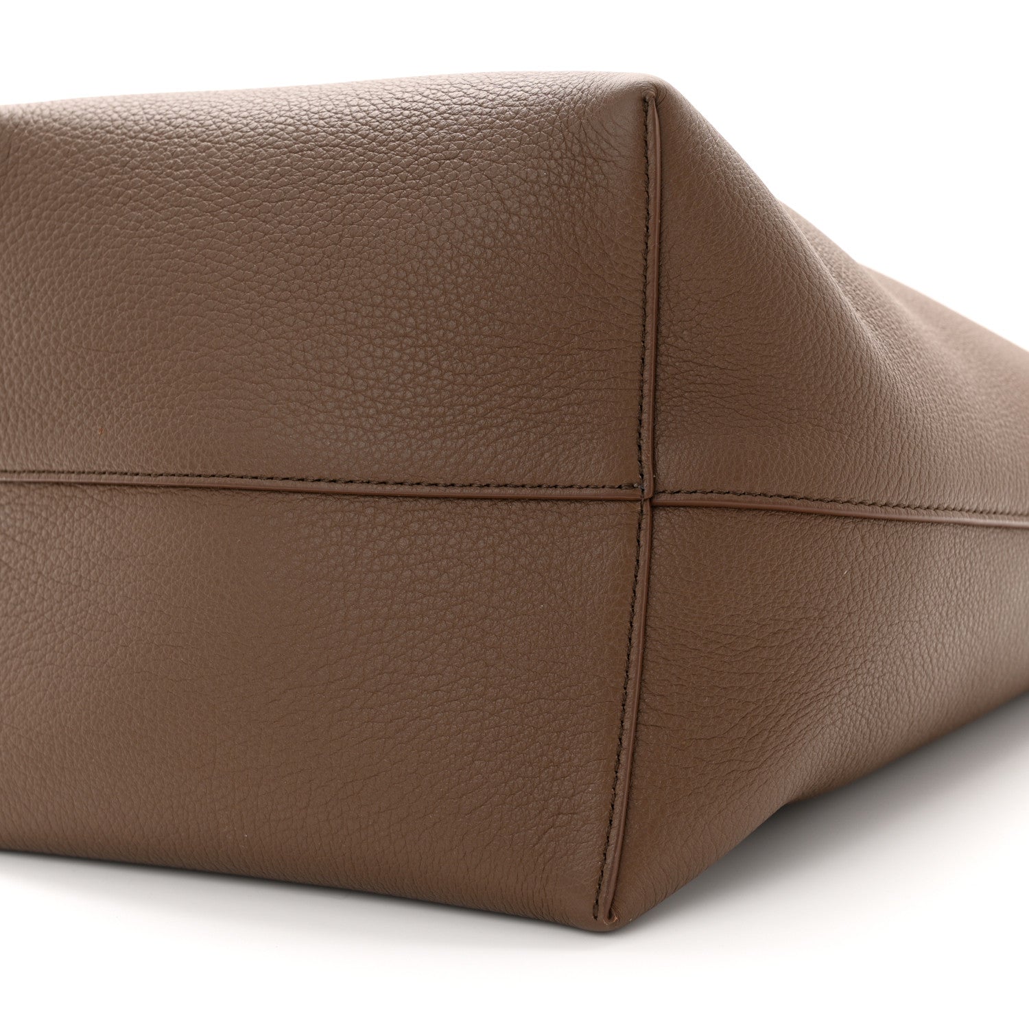 The Row Grained Calfskin Medium N/S Park Tote Dark Olive 10 of 10