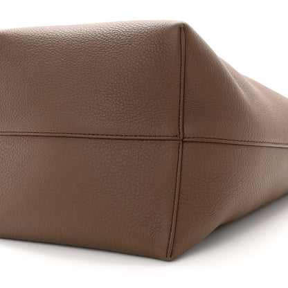The Row Grained Calfskin Medium N/S Park Tote Dark Olive 10 of 10