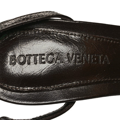 Bottega Veneta Crush Calfskin The Line 90mm Sandals 36 Chocolate Spread 7 of 8