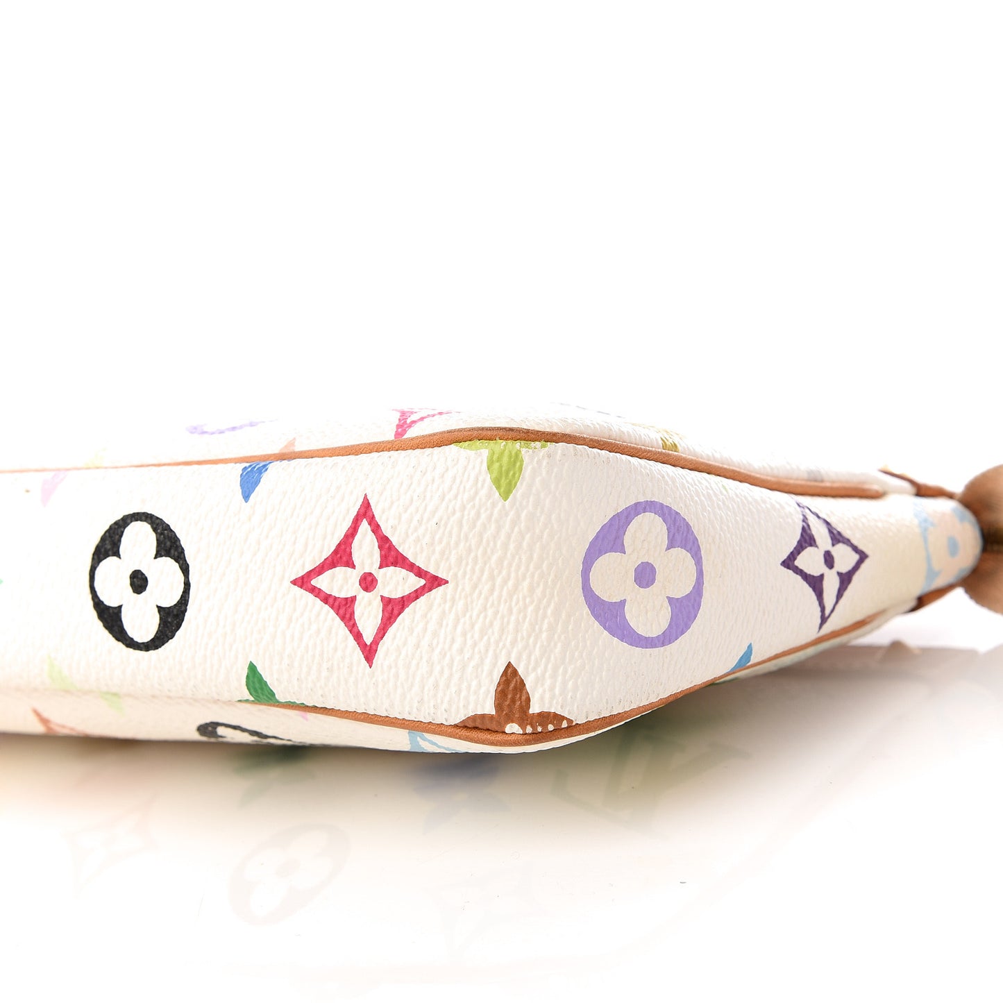 Monogram Multicolor Pochette Accessories White