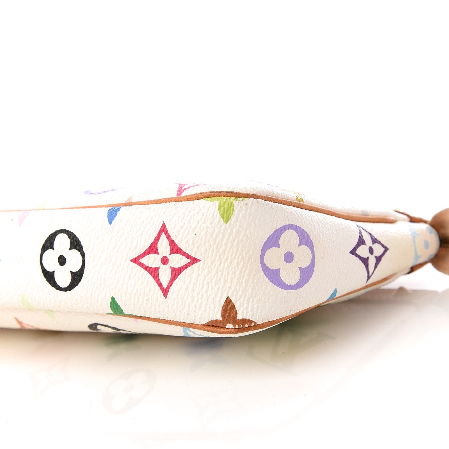 Louis Vuitton Monogram Multicolor Pochette Accessories White 9 of 11