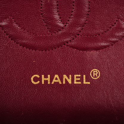 Chanel Wool Quilted Medium Double Flap Grey 6 of 9