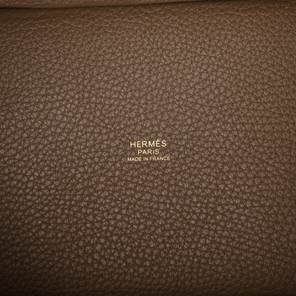 Hermes Taurillon Clemence Picotin Lock 18 PM Etoupe 6 of 12