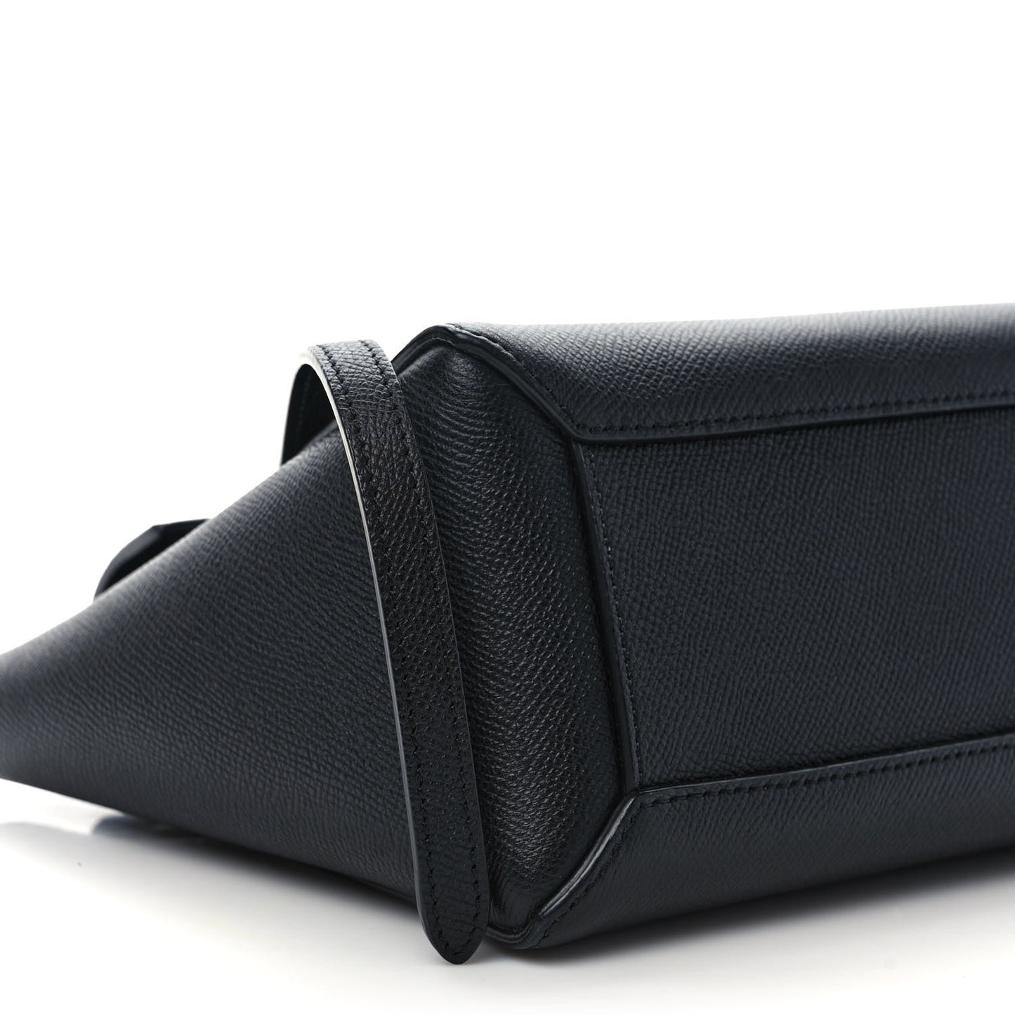 Grained Calfskin Nano Belt Bag Black