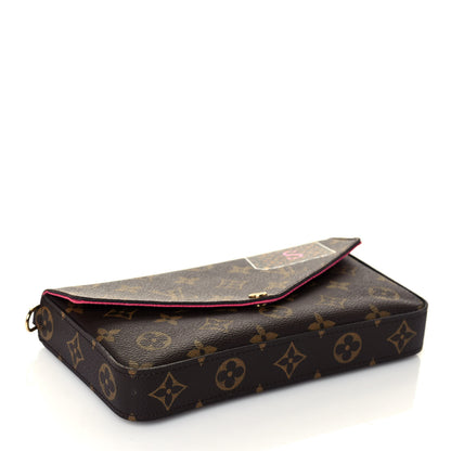 Louis Vuitton Monogram My LV World Tour Pochette Felicie Chain Wallet Hot Pink 5 of 13