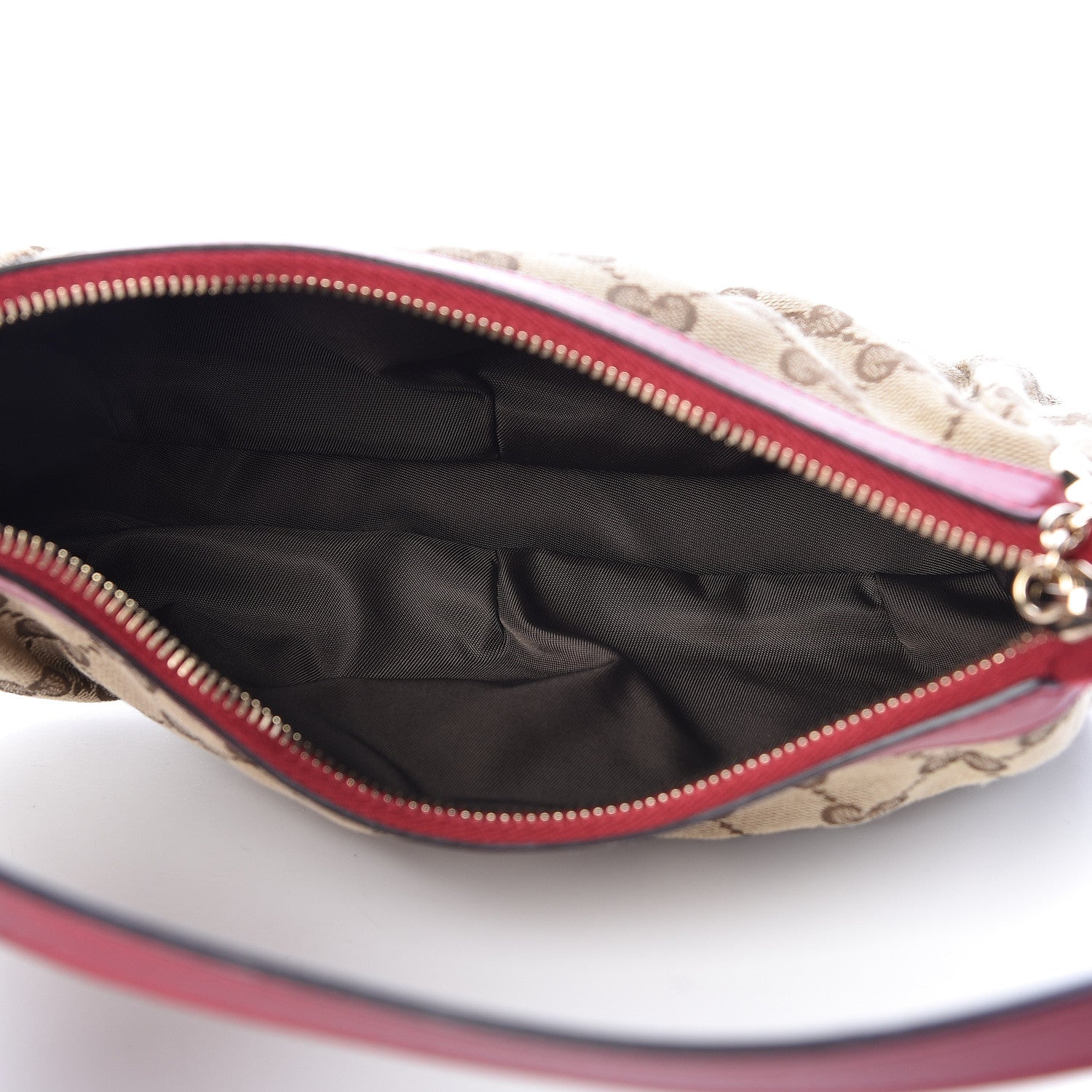 Gucci Monogram Lovely Heart Cosmetic Case Red 5 of 10