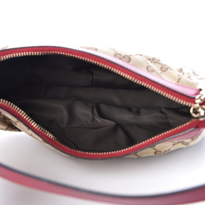 Gucci Monogram Lovely Heart Cosmetic Case Red 5 of 10