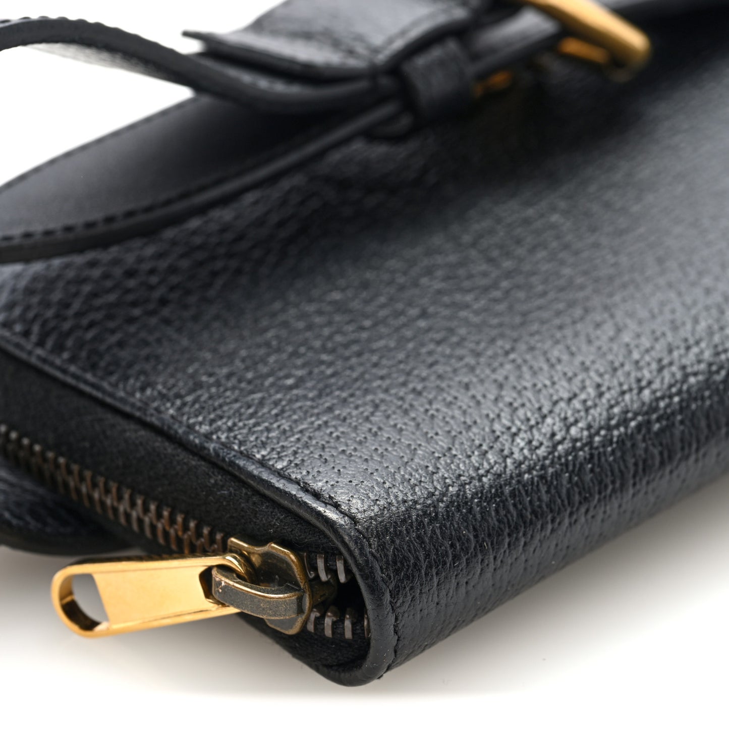 Calfskin GG Marmont Double Belt Bag 70 28 Black