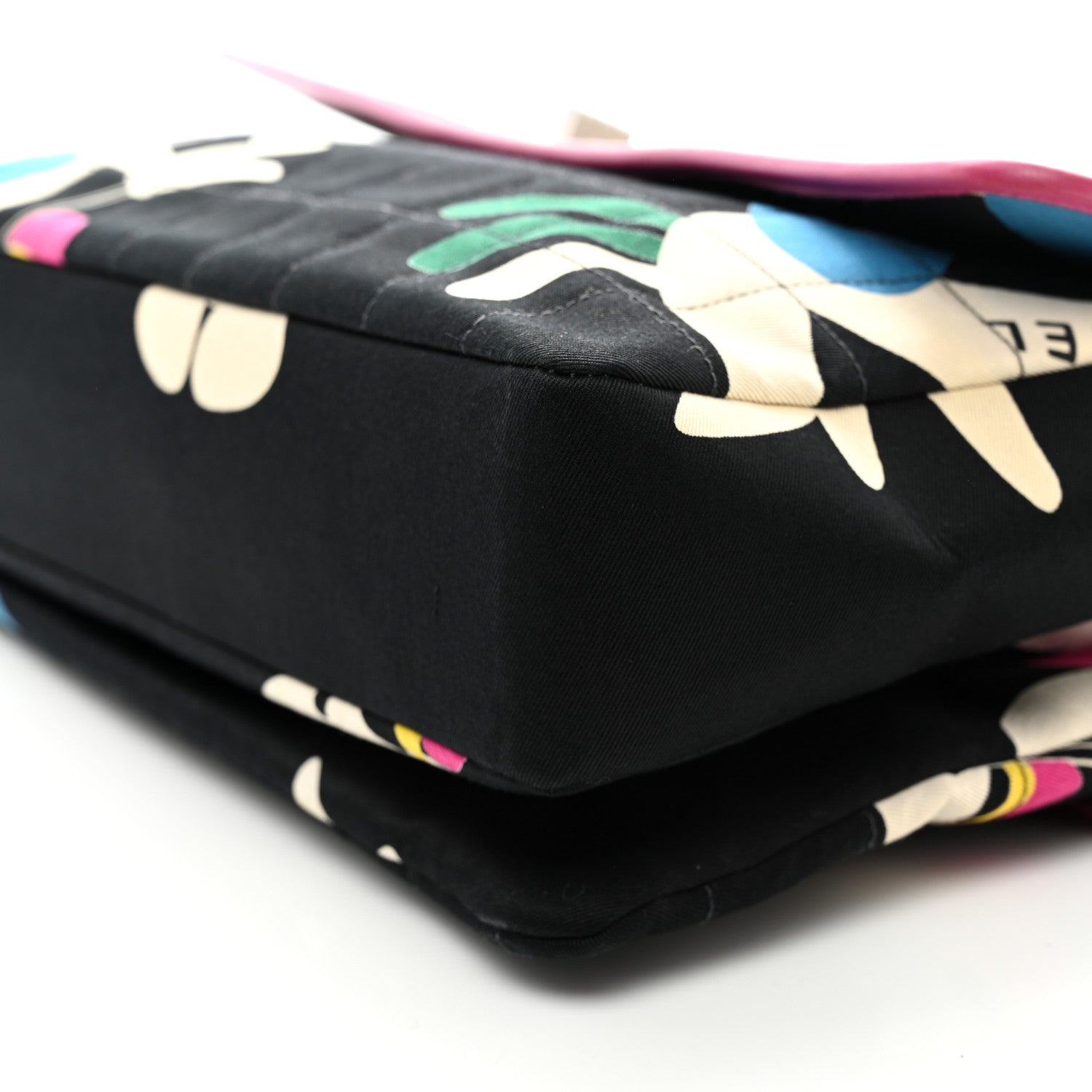 Chanel Canvas Chocolate Bar Quilted Flap Multicolor 10 of 10