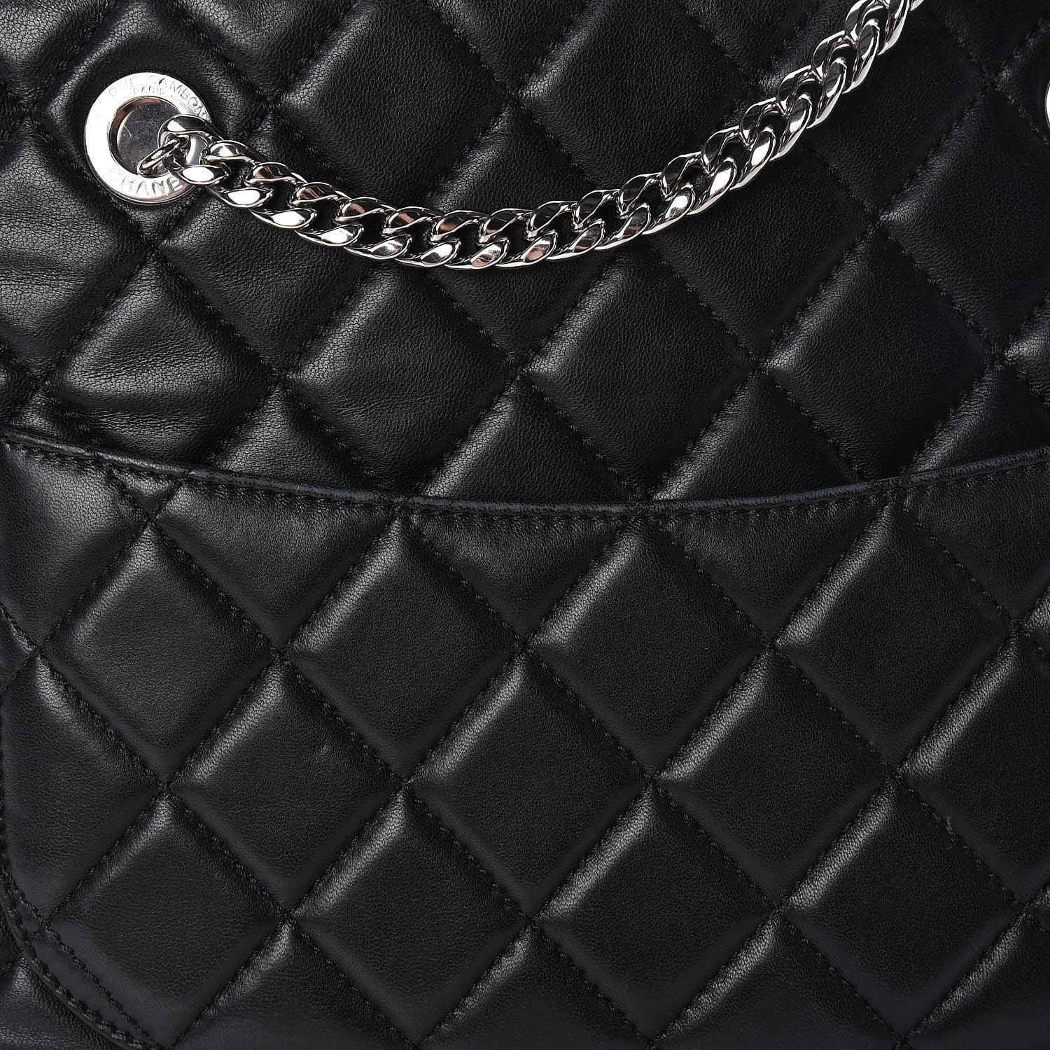 Chanel Lambskin Quilted Medium Urban Delight Tote Black 10 of 12