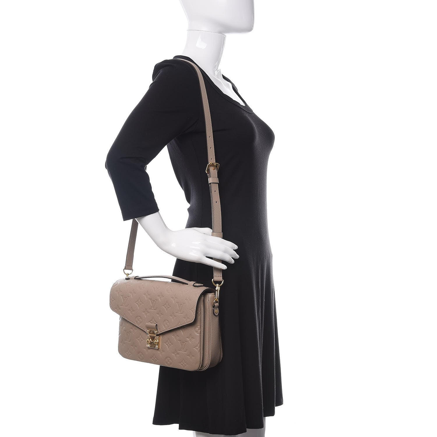 Louis Vuitton Empreinte Pochette Metis Tourterelle 2 of 10