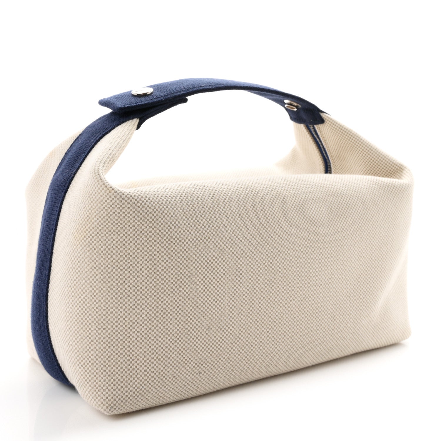 Hermes Canvas Large Bride-A-Brac Cabriole Case gris perle 3 of 11