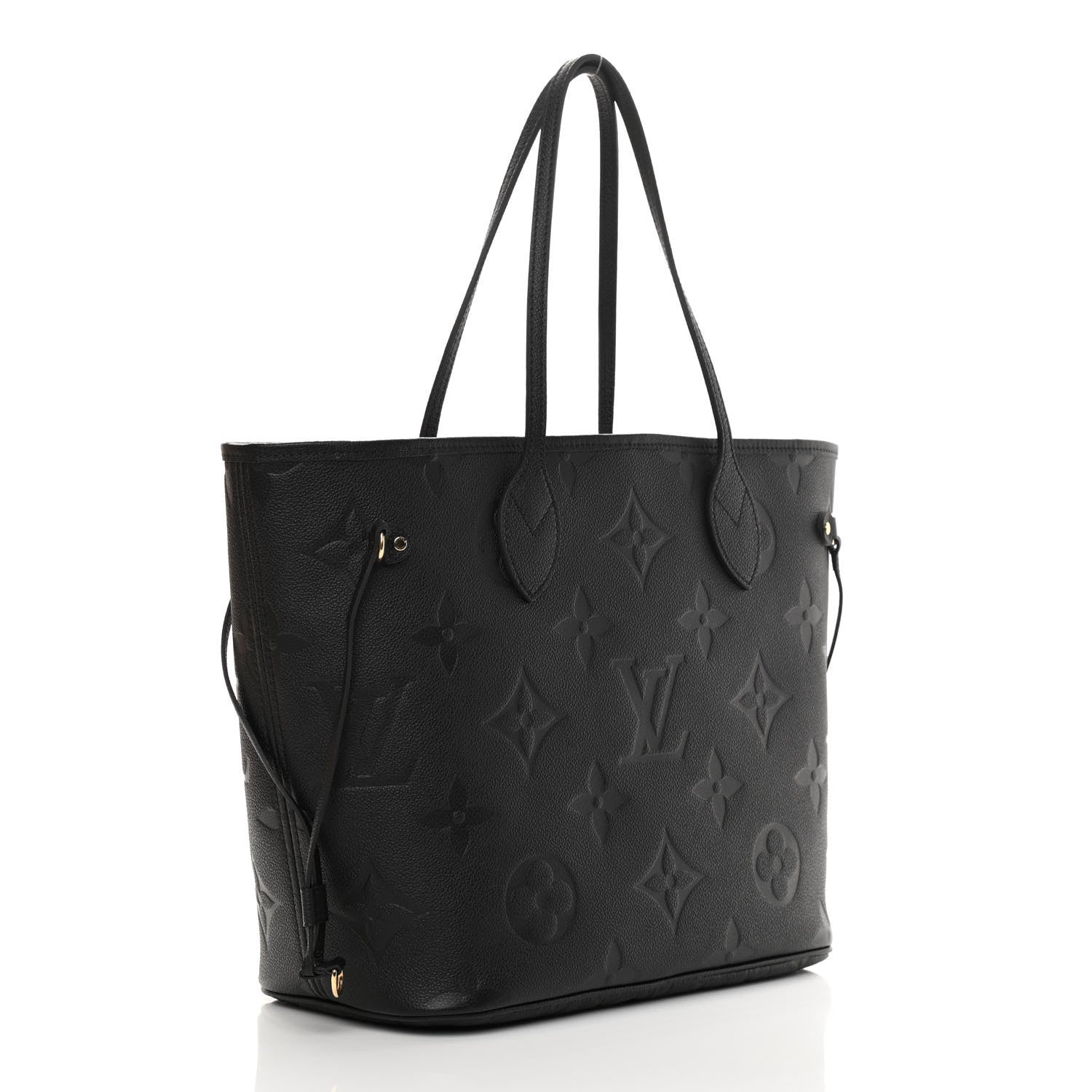Louis Vuitton Empreinte Monogram Giant Neverfull MM Black 4 of 11