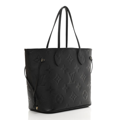Louis Vuitton Empreinte Monogram Giant Neverfull MM Black 4 of 11