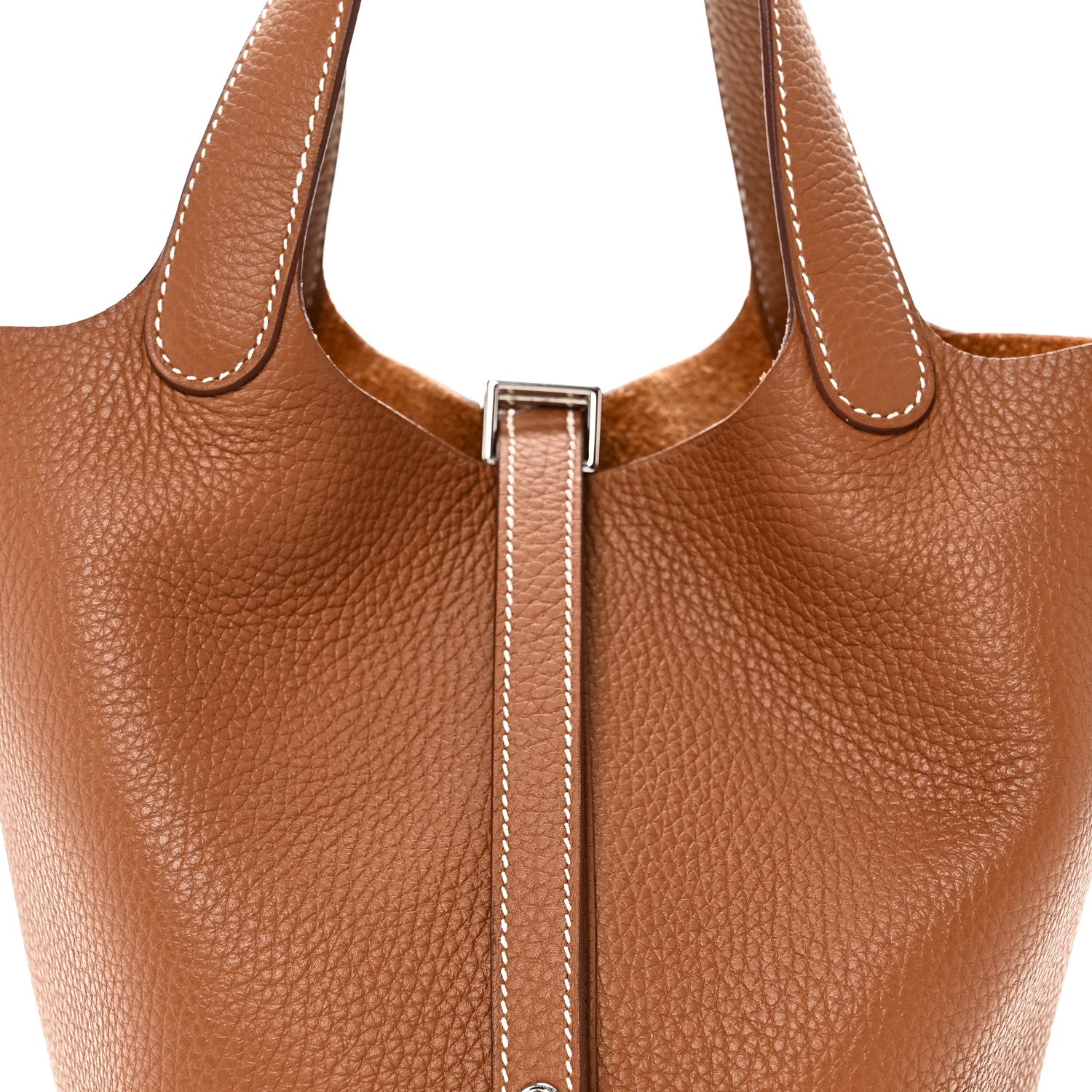 Hermes Taurillon Clemence Picotin Lock 18 PM Gold 8 of 11