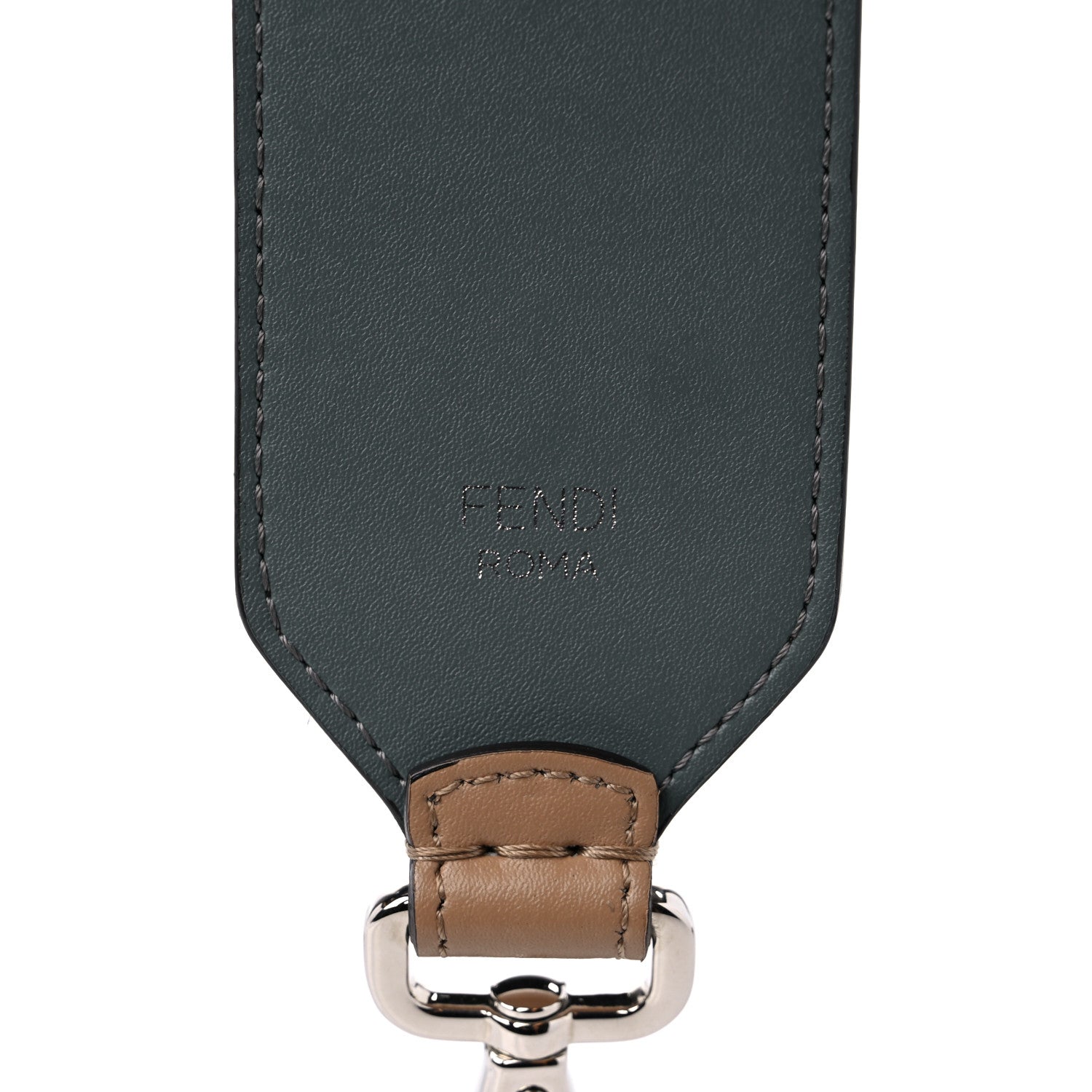 Fendi Vitello Liberty Velvet Zucca Multicolor Embroidered Mini Strap You Multicolor Cuoio 3 of 4