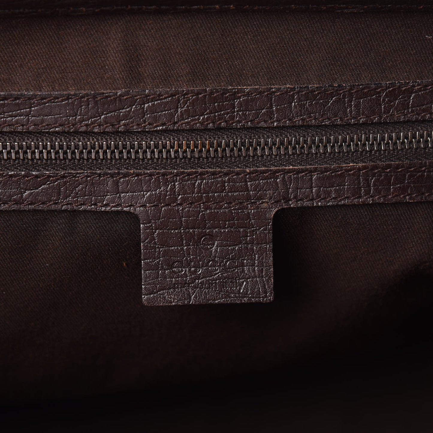 Monogram Bamboo Bullet Bag Dark Brown