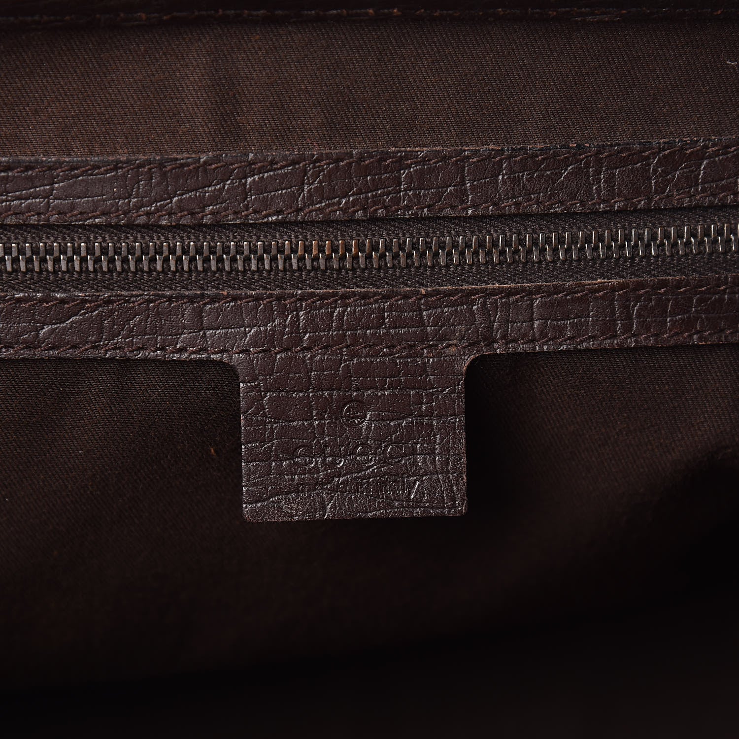 Gucci Monogram Bamboo Bullet Bag Dark Brown 6 of 14