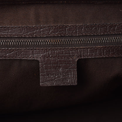 Gucci Monogram Bamboo Bullet Bag Dark Brown 6 of 14