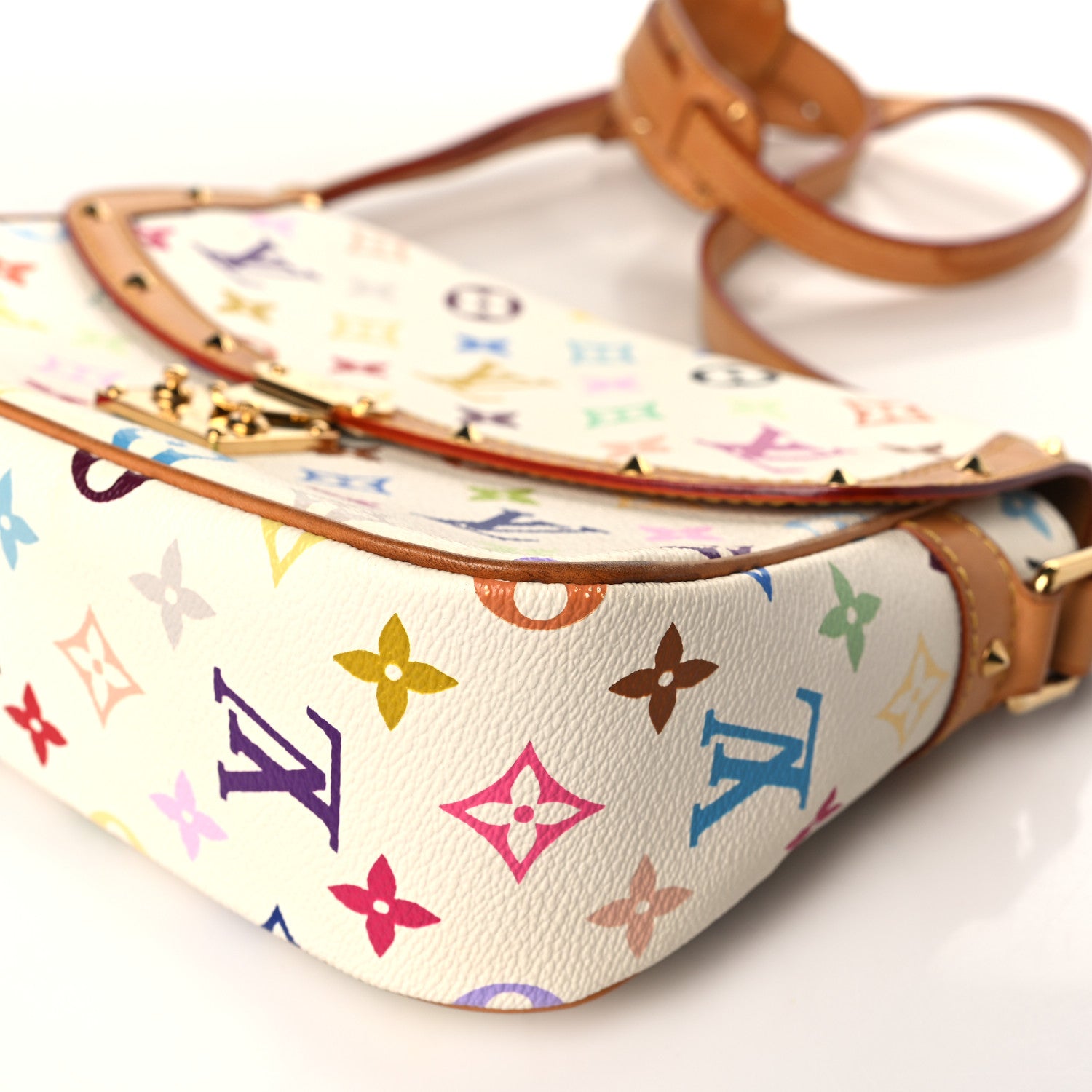 Louis Vuitton Monogram Multicolor Sologne White 8 of 11
