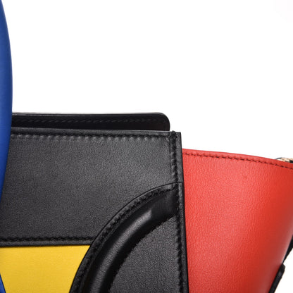 Celine Smooth Calfskin Mini Tri-Color Luggage Sunflower 7 of 11