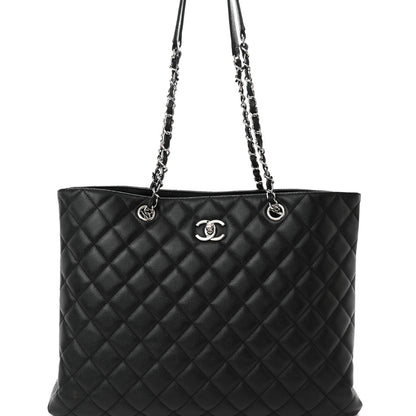Chanel Caviar Quilted Large Shopping Tote Black 8 of 10