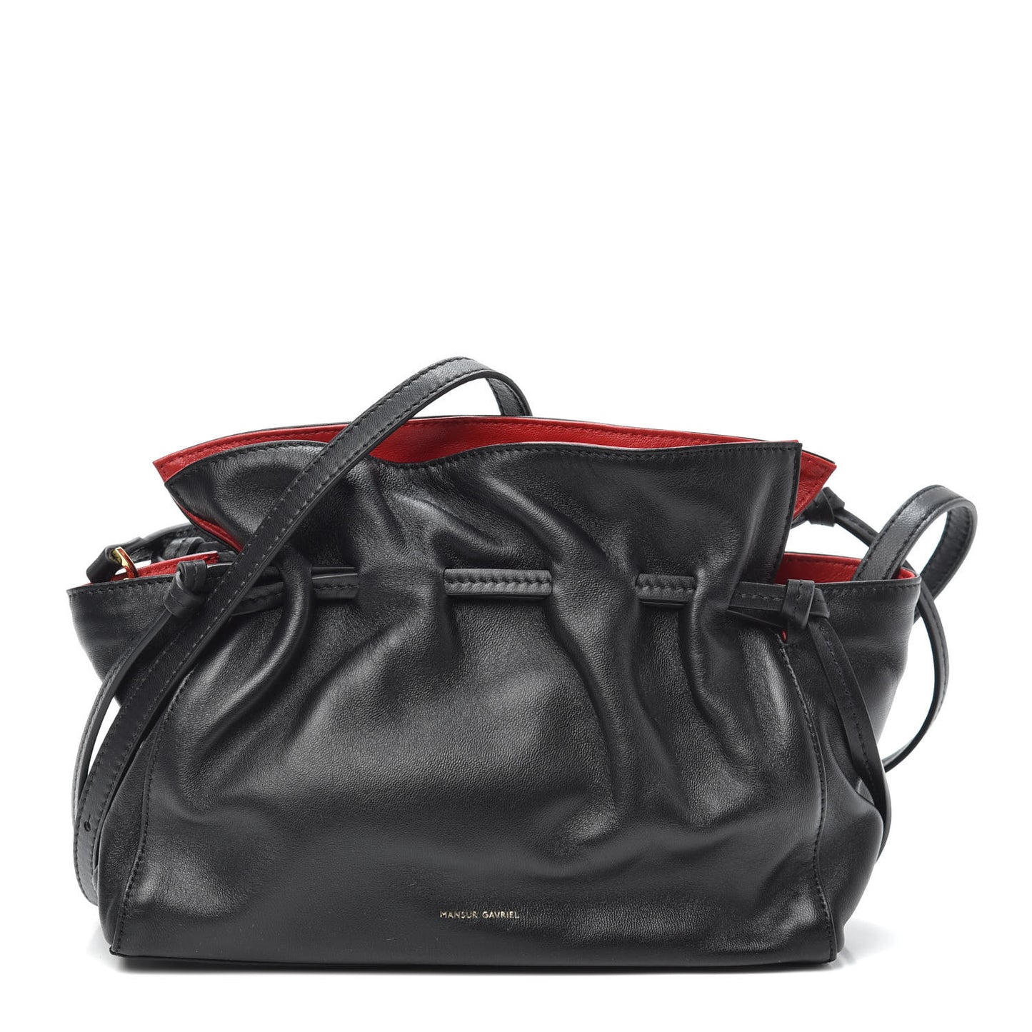 Lambskin Mini Protea Bag Black Flamma