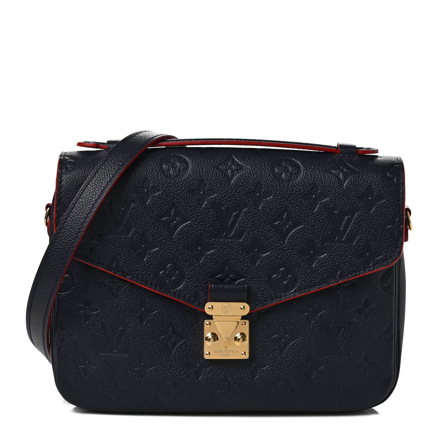 Louis Vuitton Empreinte Pochette Metis Marine Rouge 1 of 8