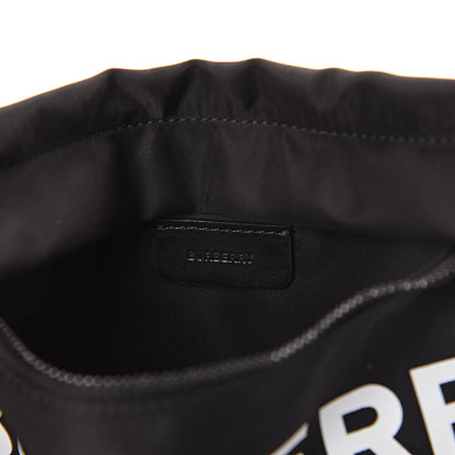 Burberry Pebble Nylon Logo Clutch Bag Black 5 of 5