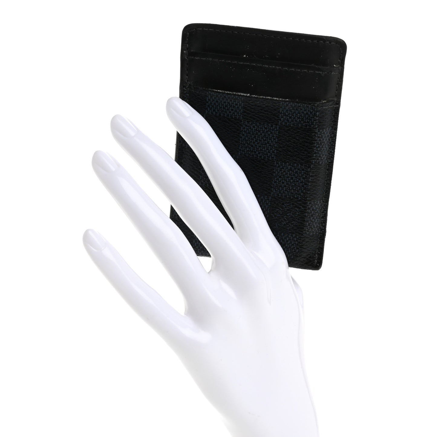 Damier Graphite Pince Card Holder Bill Clip