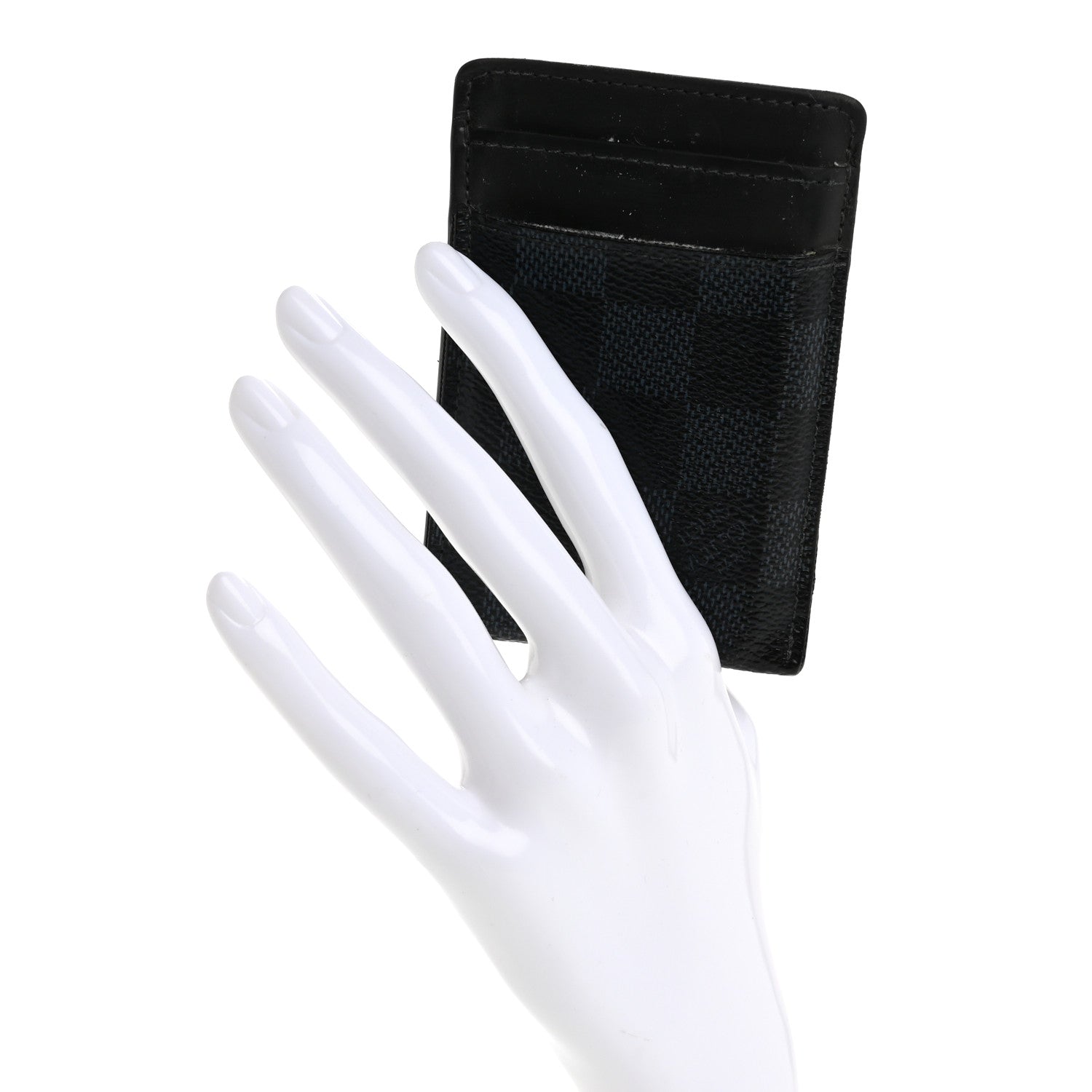 Louis Vuitton Damier Graphite Pince Card Holder Bill Clip 2 of 12